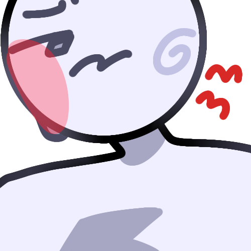 A light greyscale face and shoulders with two red pain lines coming from the face. the right cheek has a red overlay